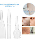 3pc Vacuum Glass Tube Kit for Face Suction Blackhead Removal and Pore Vacuum Cleaner Deep Clean Tool Set images