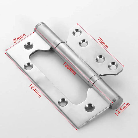 Heavy Duty Slot Free Hinges For Cabinets And Closets 4 Inch To 5 Inch Silent Thickened Stainless Steel Interior Door And Cabinet Hinges