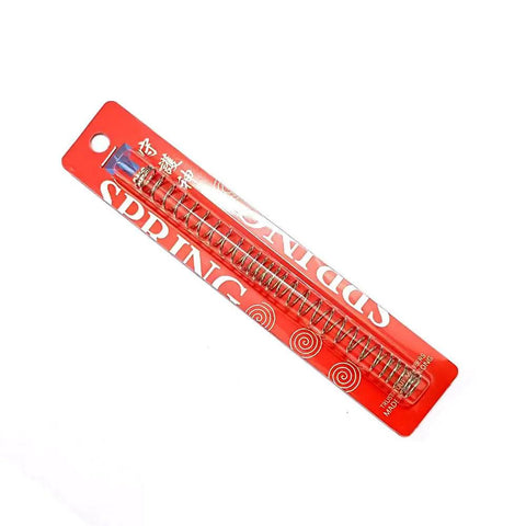 Stainless Steel Compression Extension Spring For AEG Gear Box V2 To V3 M130 1.55 By 14.5 By 165mm Beefy And Ready Kit on red card