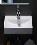 Bathroom Sink Bathroom Vanity Ceramic Vessel Sink Wall Mount Small Bathroom Corner Basin and Faucet White Vessel Sink Vessel Sink with chrome faucet.