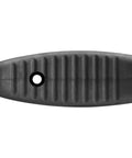 Mosin Nagant 1 Inch Extended Recoil Butt Pad, Non Slip Rubber Cushion That Cuts The Kick By About 40 Percent, Fits All Mosin Nagant Rifles, Easy Mount With Existing Butt Plate Screws, Limited Lifetime Warranty showcasing textured surface and mounting hole.