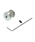 Heavy Duty Htd 3M Timing Pulley With 15 Teeth And Flexible Bore Options For 15Mm Wide Belts included with screws and hex key.