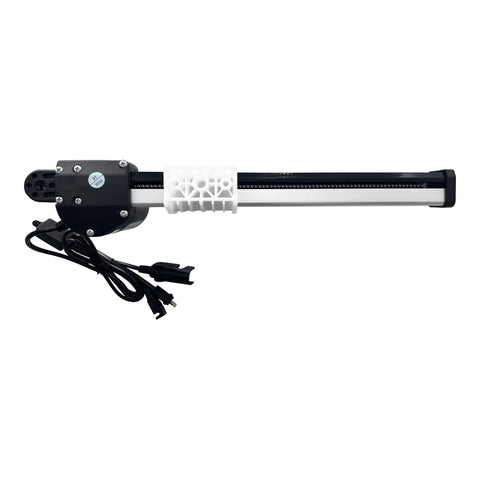 Hella Durable Linear Actuator For Power Recliner Lift Chair Motor Replacement KDPT007-46 side view with power cord and mount.