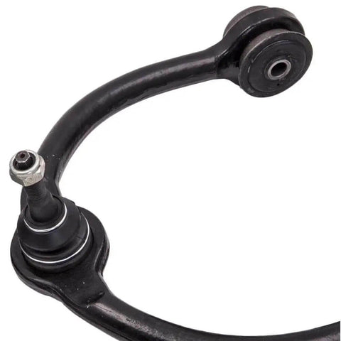 Premium Toodiver Front Suspension Kit With Ball Joints And Control Arms For Jeep Grand Cherokee 2005 To 2010 Black Sealed Mounting Hardware Bushing Tie Rod Boots Set Upgrade, black steel upper control arm