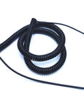 Heavy Duty Coiled Extension Cord That Snaps Back Quick Stretches Twelve Feet For Truck Beds And Workshops Delivers Reliable Three Core Power Without The Tangled Mess Or Annoying Slack On Busy Job Sites.