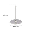 Heavy Duty Flat Head Upholstery Nails And Slick Silver Decorative Tacks Measuring 19mm By 30mm, showing size and shape for DIY projects.