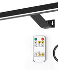 Wireless Picture Light With USB Rechargeable Battery Remote Control Dimmable 16 Inch Full Metal Lamp and accessories