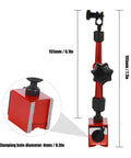Magnetic Dial Indicator Set With Stand Bore Gauge 0 To 0.4 Inch Range 0.01mm Precision 54mm Dial Magnetic Base Holder, 155mm tall
