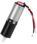 Tiny 6mm Micro Planetary Gear Reducer For DC 3V Motors shown with two attached wires.