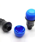 UPLYKKE 3/4 in air relief valve for irrigation, blue cap, black plastic body, 1 piece