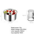 Fully Automatic Yogurt Maker With Stainless Steel Inner Tank And Precision Heating Delivers No Sweat Fresh Dairy Creations Daily showing a stainless steel liner with yogurt and fruits.