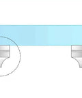 Transparent Shelf Support Pins For Cabinets And Cupboards Easy Install Lightweight Portable Heavy Duty Steel Pegs illustration