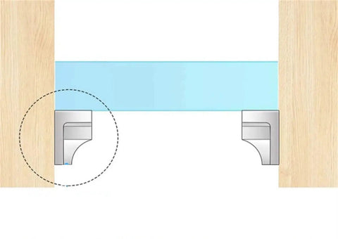 Transparent Shelf Support Pins For Cabinets And Cupboards Easy Install Lightweight Portable Heavy Duty Steel Pegs illustration