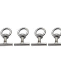 Built Tough 304 Stainless Steel Lifting Eye Bolt Kit With Ring Eye Nut, Easy Install And Reuse, Simple Structure, Portable And Durable Shoulder Eye Screw For Lifting Hardware, four M8 bolts
