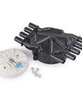 Distributor Cap and Rotor Kit For Mercruiser and Volvo Penta V8 Engines 5.0 5.7 6.2 Flat Top Cap Brass Contacts and screws