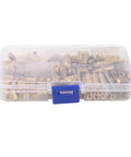 Brass Standoff Spacer Kit 180-Piece Dope Set With Male And Female Hex Pillar Nuts And Screws 10 Sizes From 5mm To 20mm Includes Plastic Storage Box The Go-To Gear For Electronics 3D Printing And PC Building, brass parts in plastic storage box