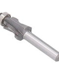 Solid Stile Router Bits With 6mm Cut And 1 4 Shank Woodworking Cutter Tool, close-up view highlighting the steel build.
