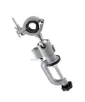 Close-up of 360 Degree Swivel Vise with Heavy Duty Aluminum Base in gray, ideal for model makers, DIY pros, and tech enthusiasts.