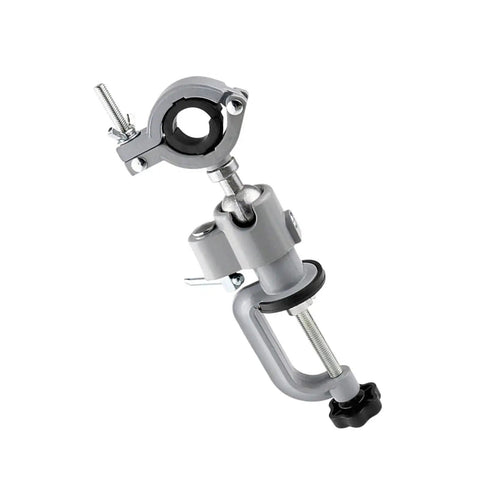 Close-up of 360 Degree Swivel Vise with Heavy Duty Aluminum Base in gray, ideal for model makers, DIY pros, and tech enthusiasts.