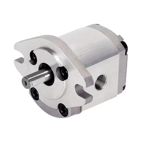 Industrial Hydraulic Gear Pump HGP 1A Series For Beefed Up Heavy Duty Machinery High Precision Gear Pump With Fast Response And Reliable Performance For Industry Equipment Parts, silver metal pump