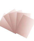 Five Single Sided Copper Clad PCB Laminate Board FR4 Glass Fiber 150 X 100 X 1mm for DIY Electronics Projects, Prototyping, Teaching