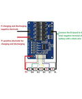 Badass 5S BMS Protection Board For 18650 Lithium Battery Pack displaying P and B connections for 21V battery systems.