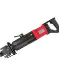 Get This AOXHUGB Portable Electric Rebar Bender For Easy Steel Bar Bending, featuring a steel cutting head and ergonomic handle.