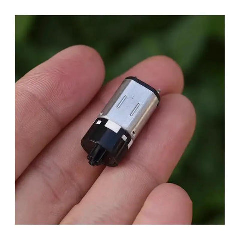 Top Rate N20 Micro Planetary Gearbox With 6 VOLT Direct Current Power, 12mm size held in hand for DIY robot cars.