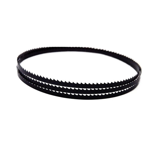 Heavy Duty Two Piece 1510mm Bimetallic Bandsaw Blades Built To Crush Wood And Metal Like A Champ, precision teeth for fast cuts.