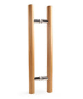 24 Inch Wooden Sliding Barn Door Pull Handle For Glass And Metal Doors Durable Easy Install Diy Friendly Push Pull Entry Hardware
