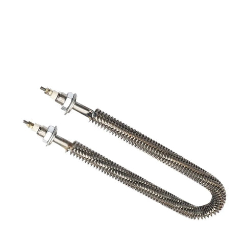 Heavy Duty Slick Electric Finned Tubular Heater For Oven 220V 1500W Stainless Steel U Shape Hot Air Fin Element close-up view