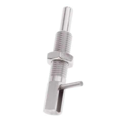 Heavy Duty Retractable Indexing Spring Plunger With L Handle And Nut Precision M16 Replacement Pin, steel, for industrial gear locks.
