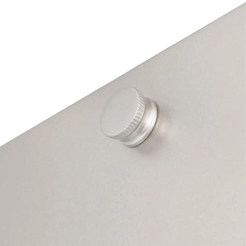 Close-up of the Two Foot LED Linear Light Fixture Wet Listed Brushed Nickel Finish Delivers 2180 Lumens at 120 Volts and 25 Watts