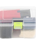 High Efficiency Adjustable Date Coding Machine For Food Plastic Bags in a clear plastic storage box.
