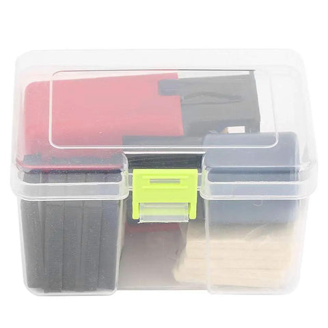 High Efficiency Adjustable Date Coding Machine For Food Plastic Bags in a clear plastic storage box.