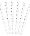 Metal Beehive Frame Spacers 24 Piece 4 Set Beehive Box Spacing Tool For Beekeeping Equipment arranged in a fan shape