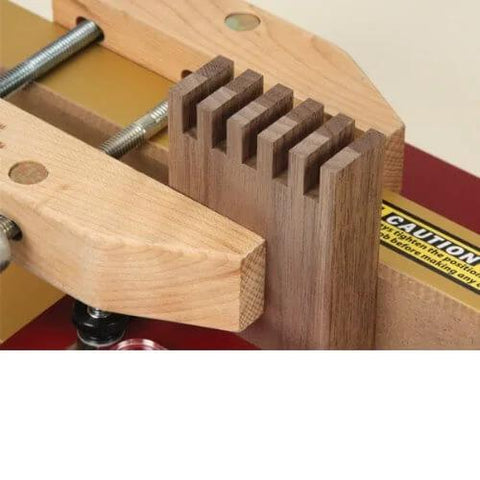 Advanced Box Joint Jig With Fast Setup, Boss Versatility, No Fluff, And Safer Operation showing precise wooden box joints.