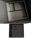 Clean Dope Center Console Organizer Tray For Tesla Cybertruck 2024 features interior compartments for organized storage of essentials.