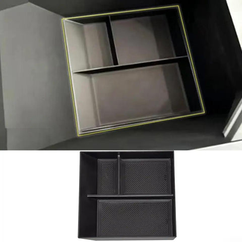 Clean Dope Center Console Organizer Tray For Tesla Cybertruck 2024 features interior compartments for organized storage of essentials.