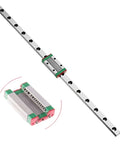 High Precision MGN15 Linear Guide Rail Kit With 100 To 800mm Sliding Motion Blocks For Smooth DIY CNC Router Mods And Super Cool 3D Builds That Feel Legit., MGN15 rail and block
