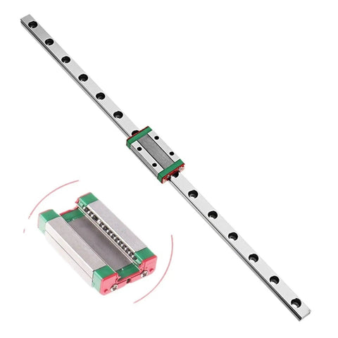 High Precision MGN15 Linear Guide Rail Kit With 100 To 800mm Sliding Motion Blocks For Smooth DIY CNC Router Mods And Super Cool 3D Builds That Feel Legit., MGN15 rail and block