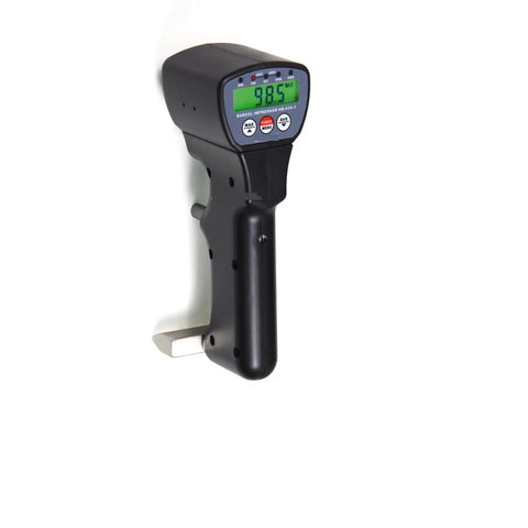 Heavy Duty Digital Barcol Hardness Tester For Aluminum Metal Alloy Inspection Gauge with display and ergonomic grip.