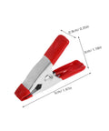 Top Notch 24 Piece Heavy Duty Mini Spring Clip Set With Colorful Quick Release Clamps Perfect For Woodworking Gardening Camping Tents And Craft Projects Plus Portable Industrial Hand Tool Kit You Need For Any Job. red mini spring clip 5cm x 3cm metal clamp