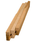 Heavy Duty Wooden Table Slide Set includes a pair of smooth wooden extension rails for dining tables.