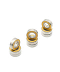 Top Tier S688 Double Sealed Deep Groove Hybrid Ceramic Ball Bearings With Abec 7 Precision for industrial motors, stacked view.