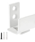 Adjustable Wall Mounted Barn Door Guide For Grooved And Non Grooved Doors Easy To Install Includes Floor Guide And Screws