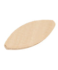 Single biscuit from 100 Pieces Beech Wood Joining Biscuits Set For DIY Woodworking Heavy Duty Biscuit Joints And Board Docking Tool Kit