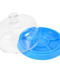 Pro Grade Watch Movement Dust Cover Tray With Six Slots Plastic Anti Dust Guard Accessory Storage Box For Watchmakers
