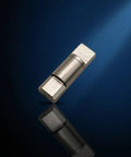 Real Deal Heavy Duty Rotary Hinge Shaft With Damping Joint Connector For Infinite Position Adjustment and Zero Sweat Custom Panel Fitting, silver metal 8mm x 25.5mm