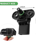 Map Sensor Replacement For Audi A4 A5 A6 And VW Golf Passat With OEM 0261230234, close-up view showing product size.